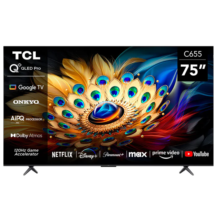 TCL 75 INCH QLED PRO 4K TV 75C655
