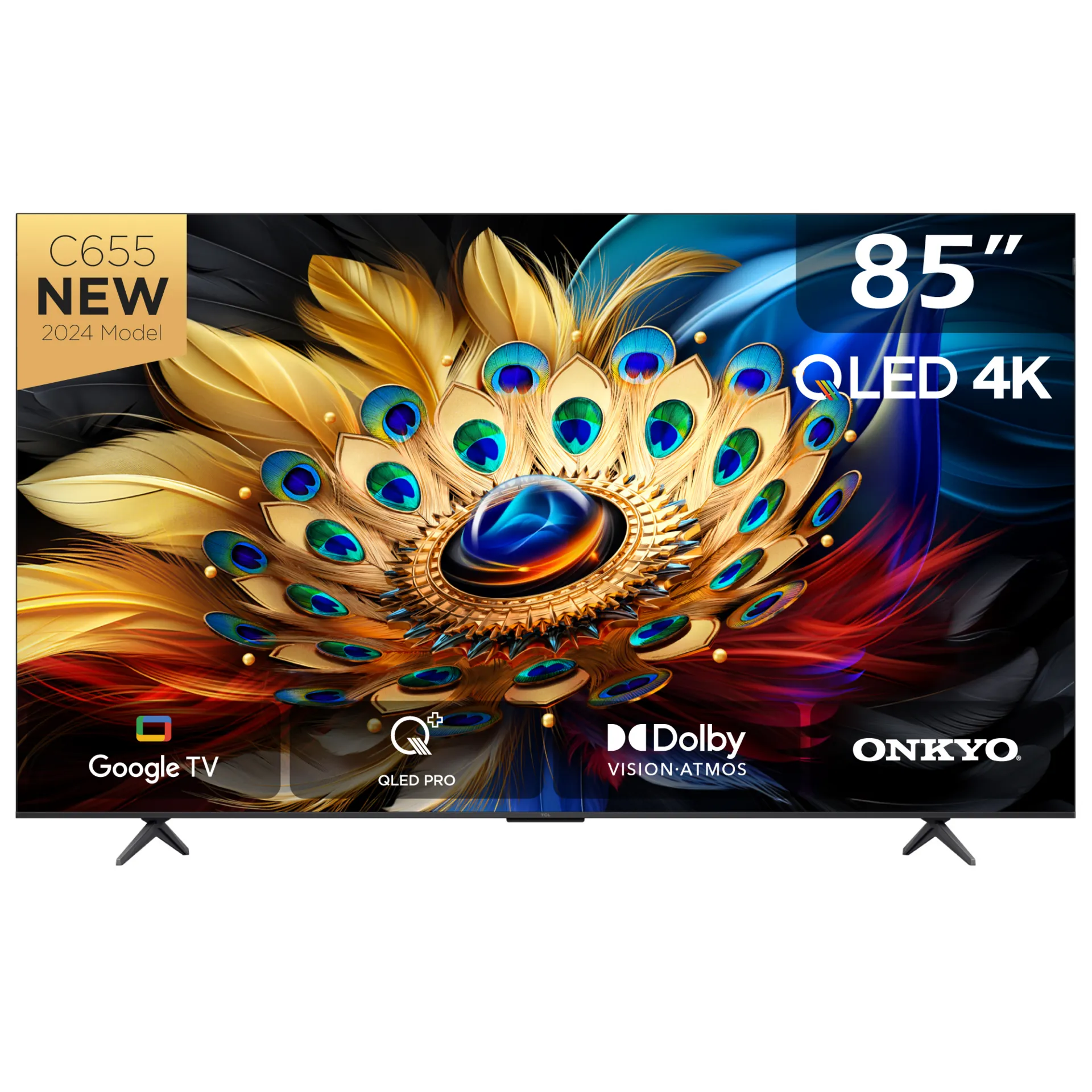 TCL 85 INCH QLED PRO 4K TV 85C655