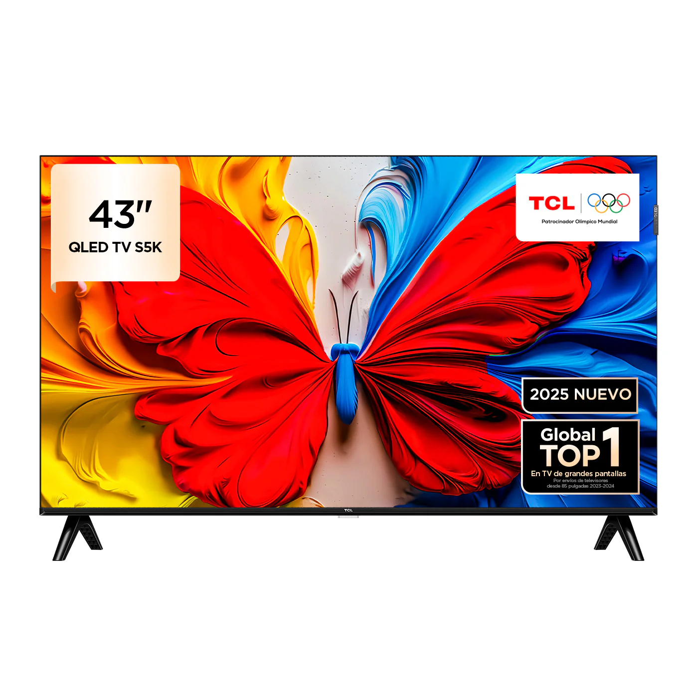 TCL 43 INCH QLED Google TV Smart Android Full HD-43S5K